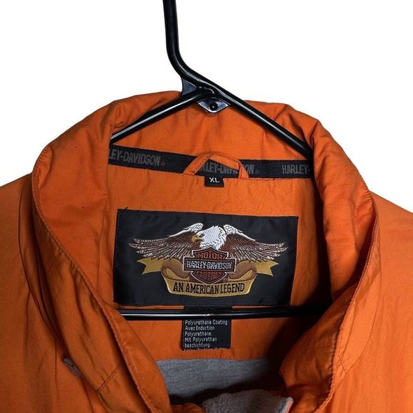 Vintage Harley Davidson Jacket With Stowable Hood XL - Picture 6 of 6